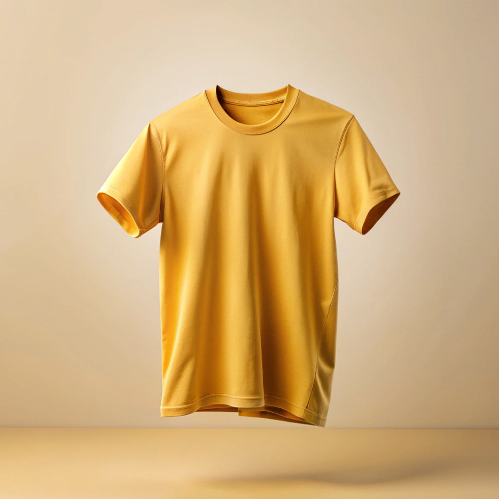 Golden Yellow Plain T-Shirt
