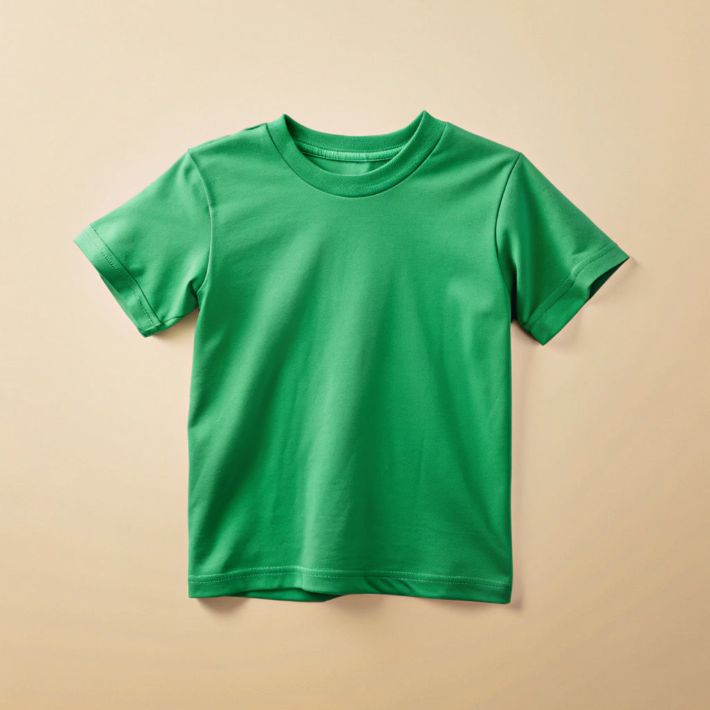 Flag Green Kids Plain T-Shirt
