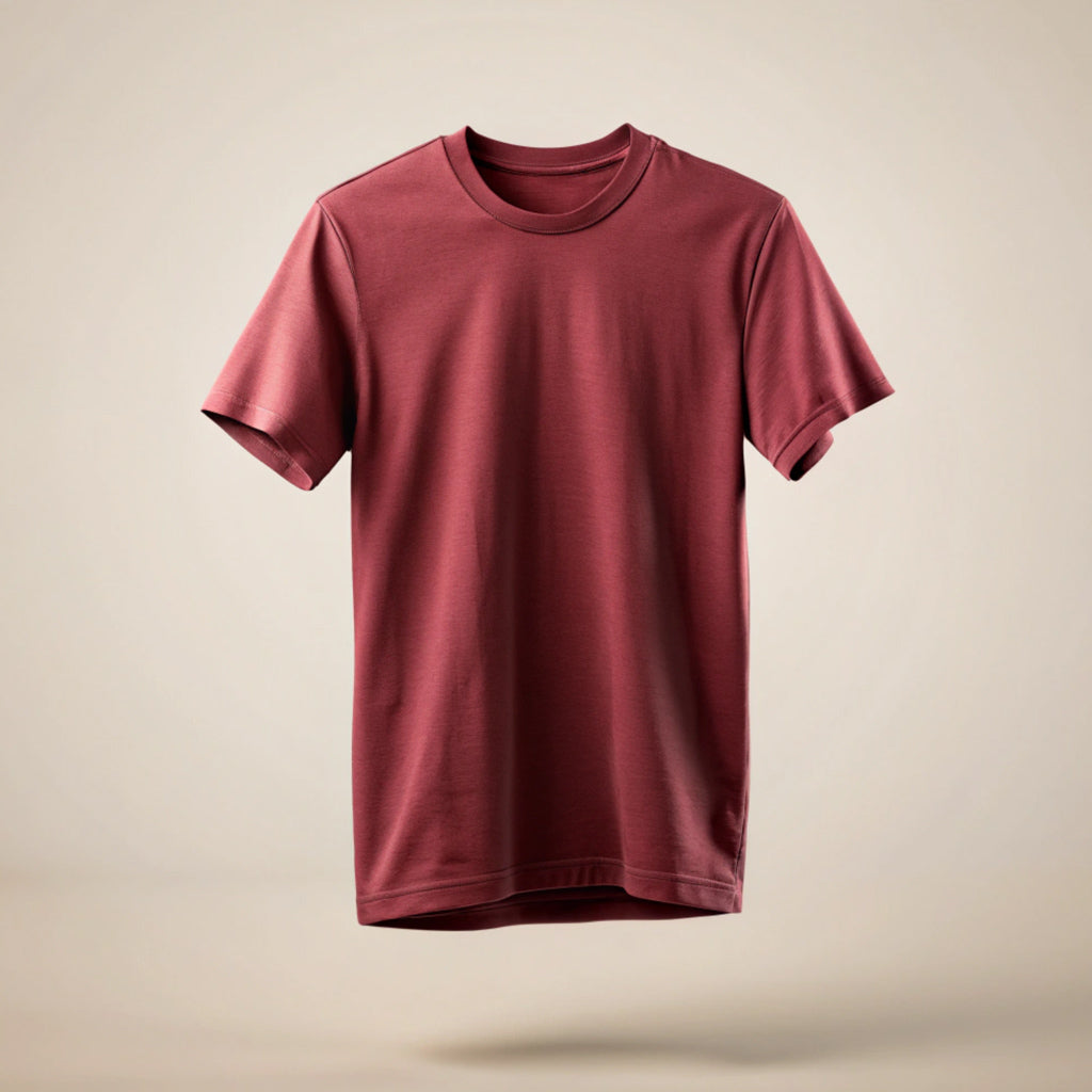Maroon Plain T-Shirt