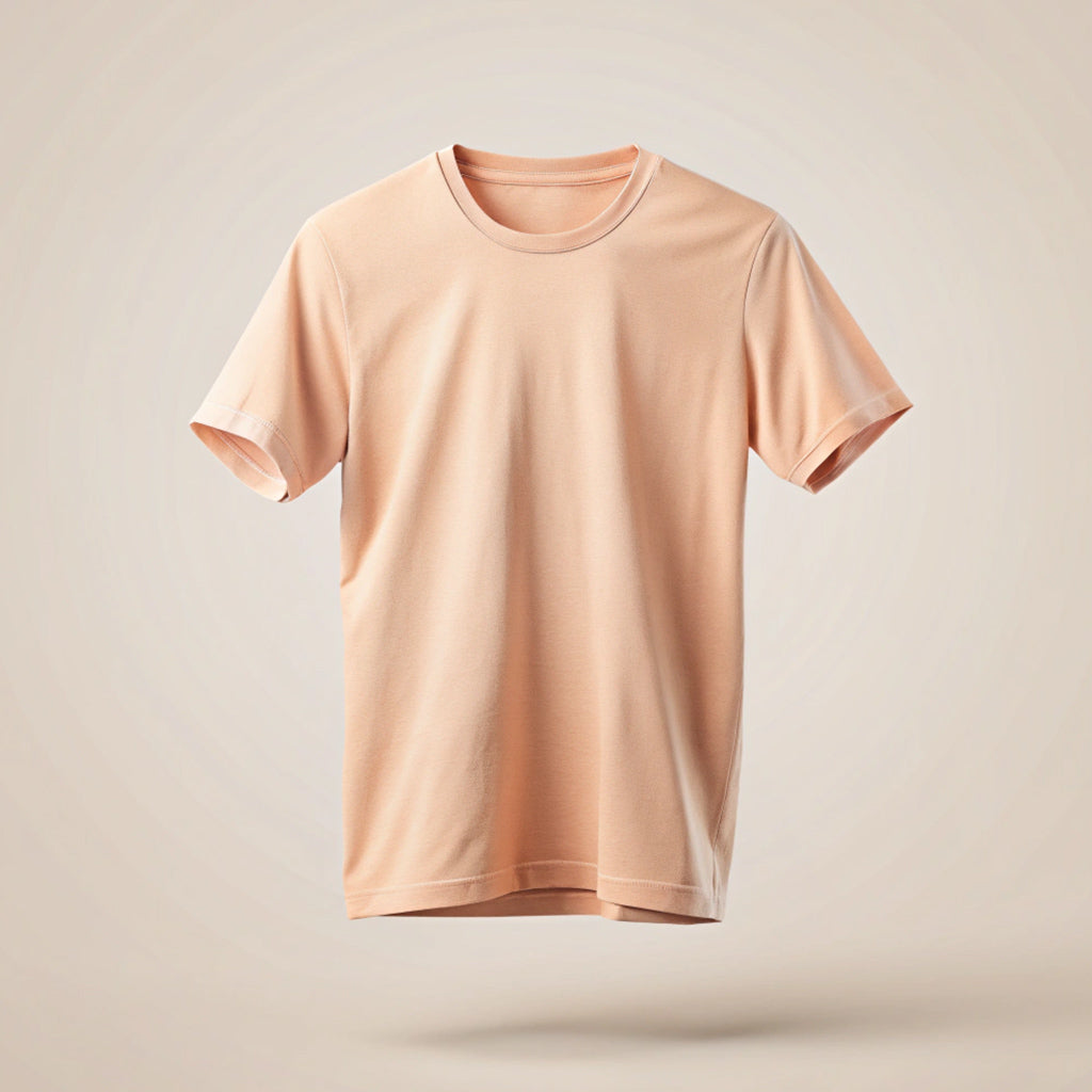 Peach Plain T-Shirt