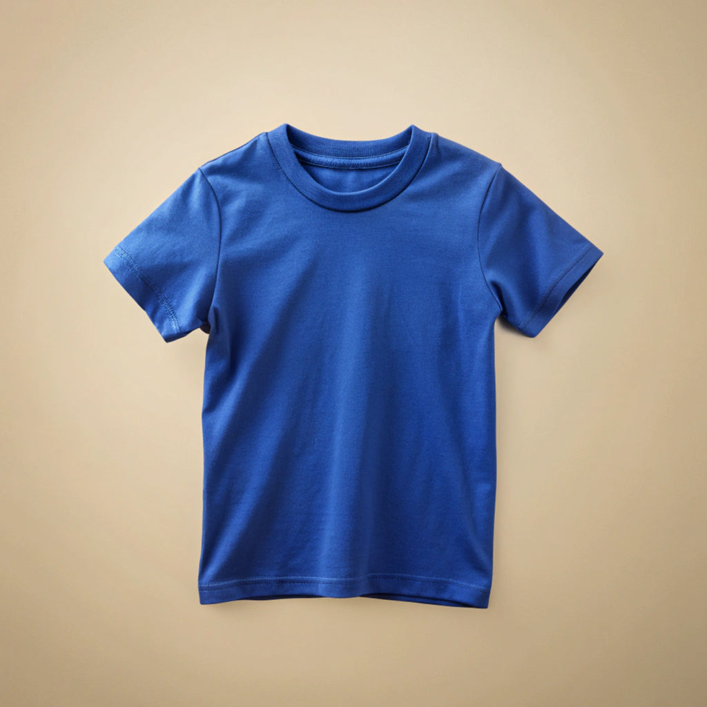 Royal Blue Kids Plain T-Shirt
