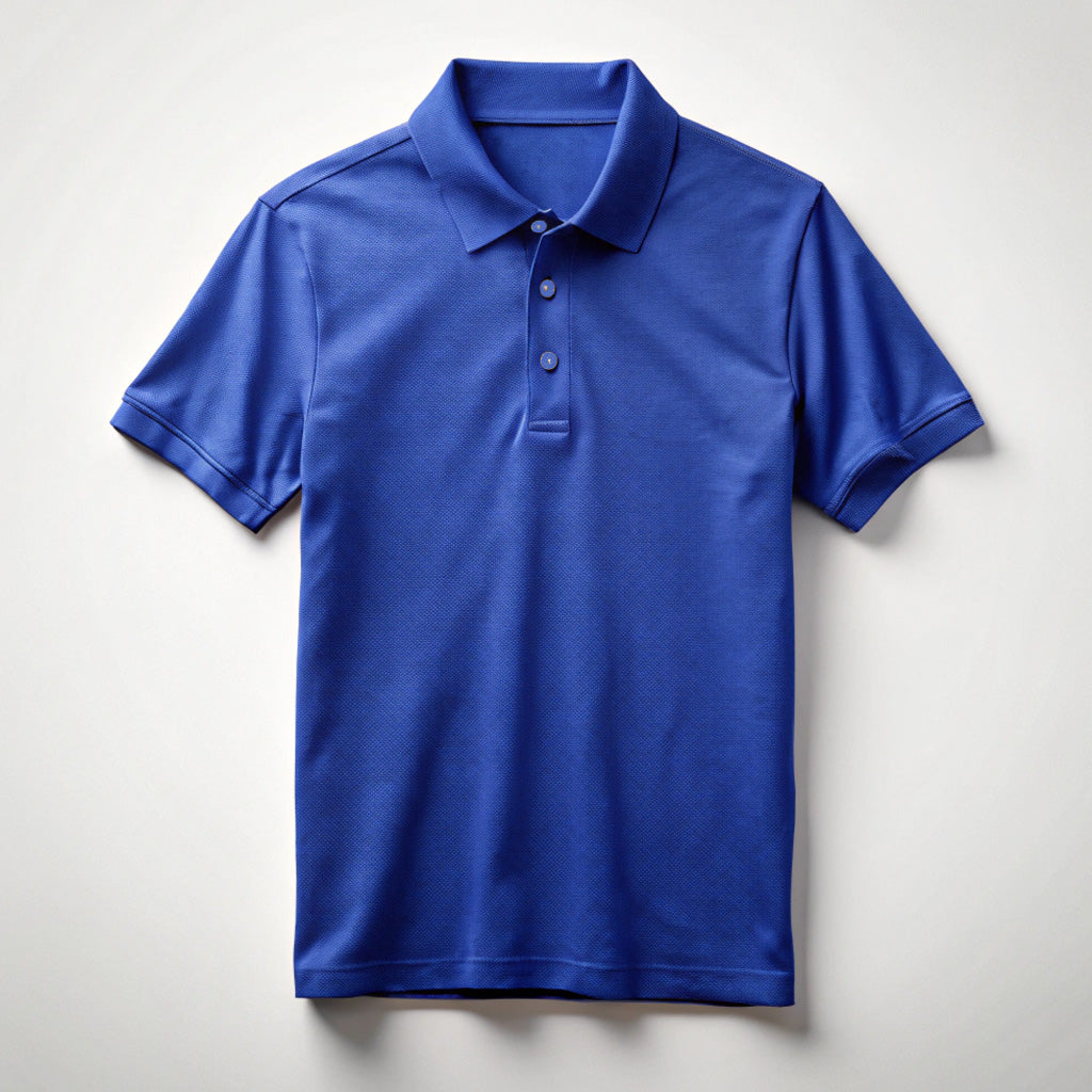 Royal Blue Plain Polo T-Shirt