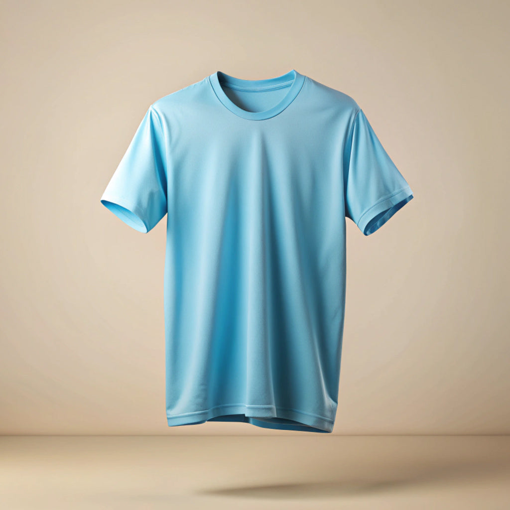 Sky Blue Plain T-Shirt