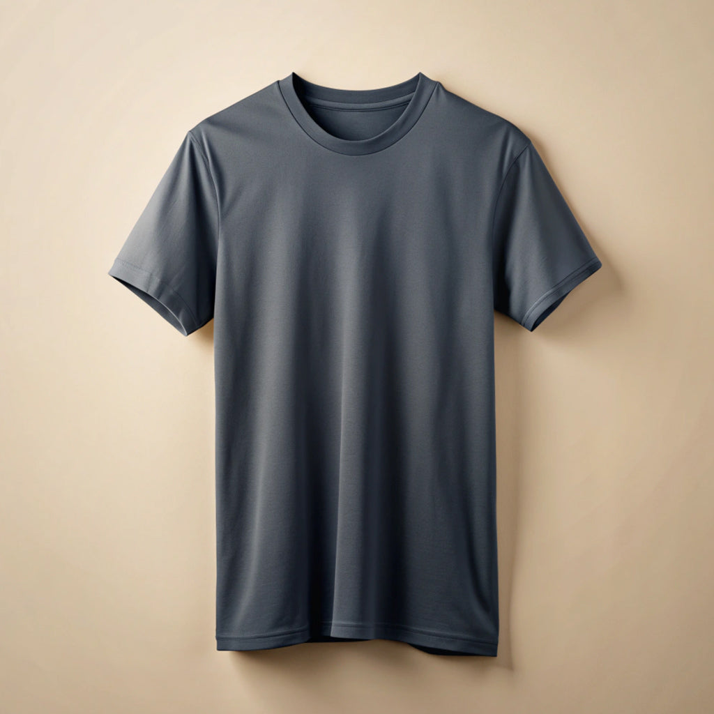 Steel Grey Plain T-Shirt