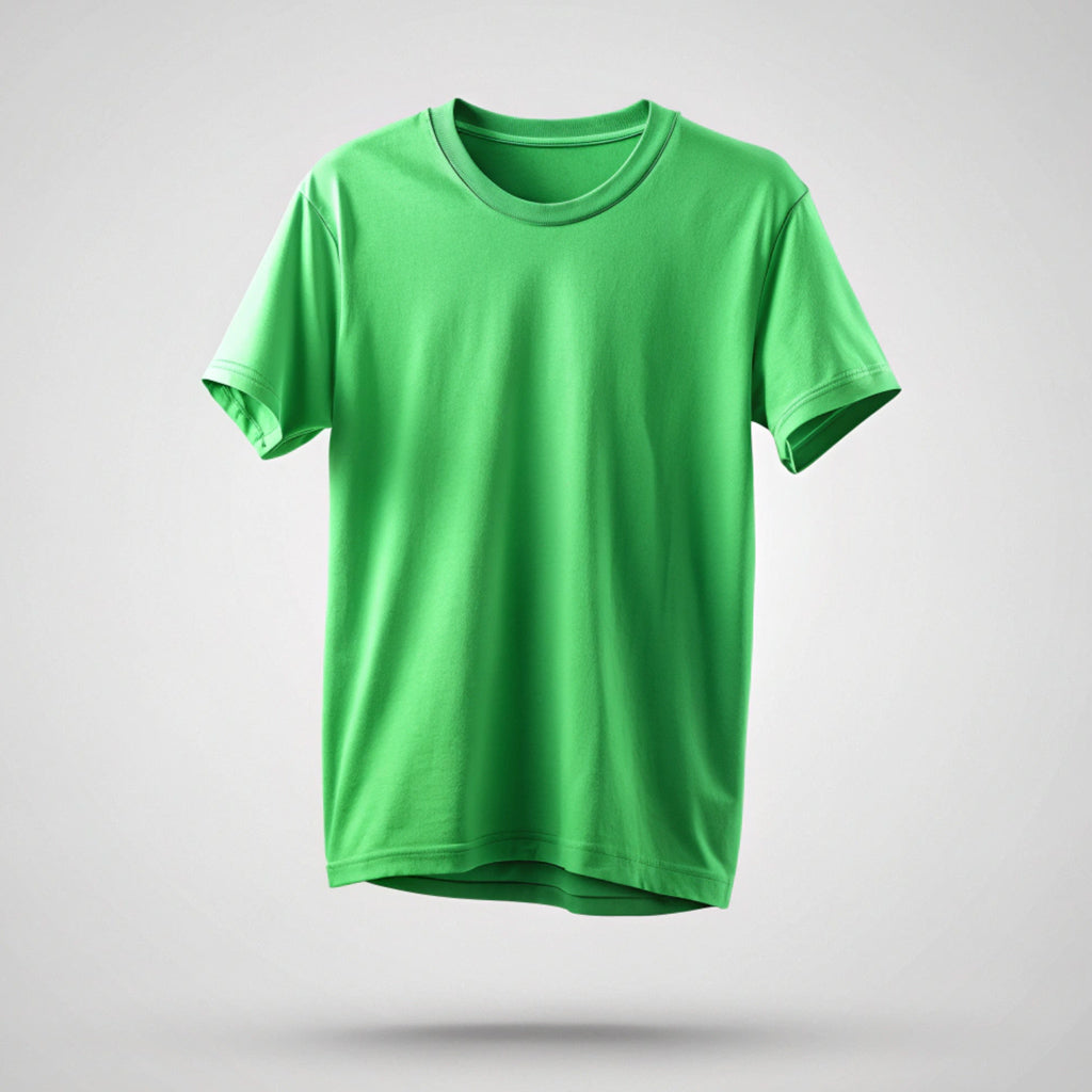 Flag Green Plain T-Shirt