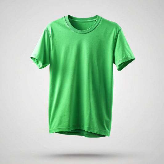 Flag Green Plain T-Shirt