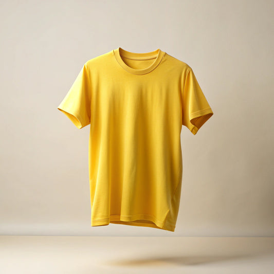 New Yellow Plain T-Shirt