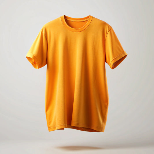 Orange Plain T-Shirt