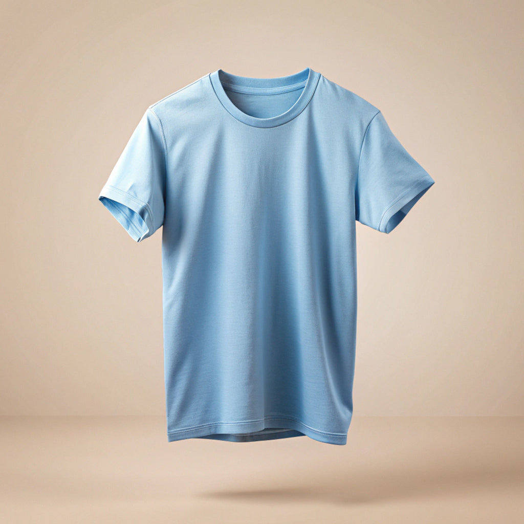 Baby Blue Plain T-Shirt