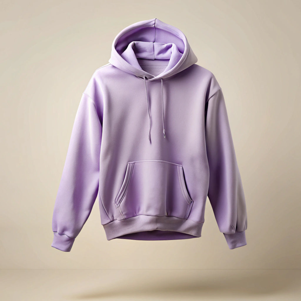 Lavender Plain Hoodie