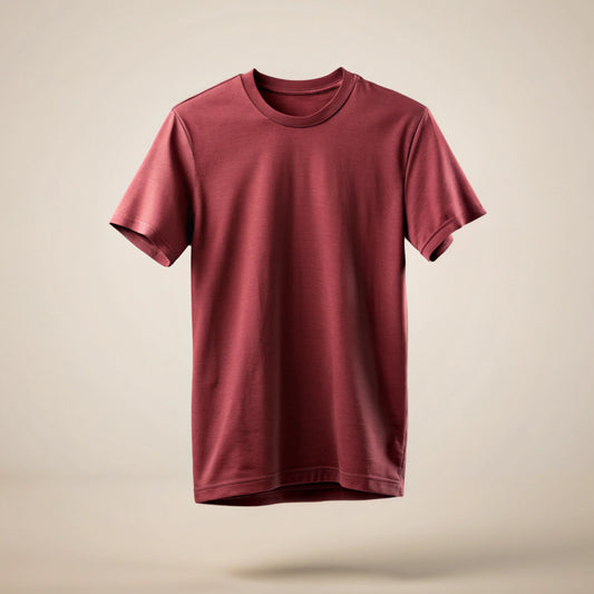 Maroon Plain T-Shirt