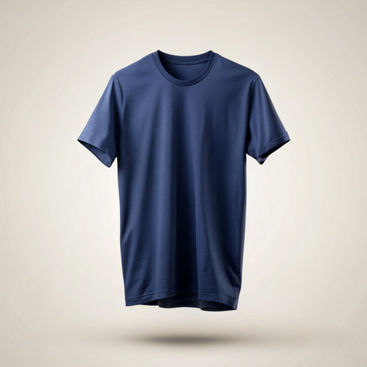 Navy Blue Plain T-Shirt