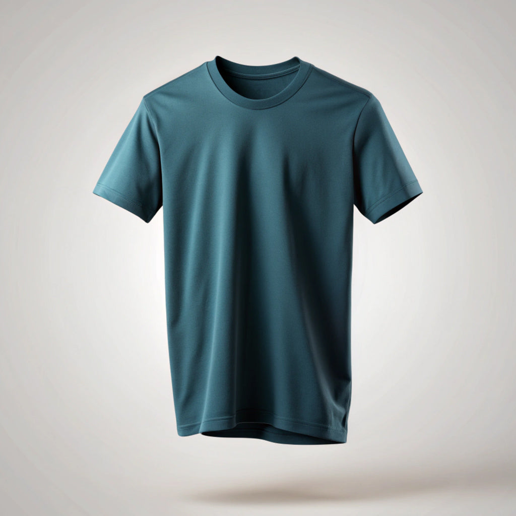 Petrol Blue Plain T-Shirt