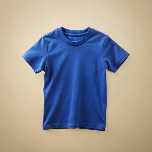 Royal Blue Kids Plain T-Shirt