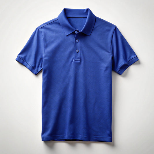 Royal Blue Plain Polo T-Shirt