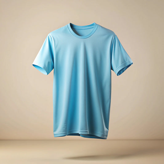 Sky Blue Plain T-Shirt