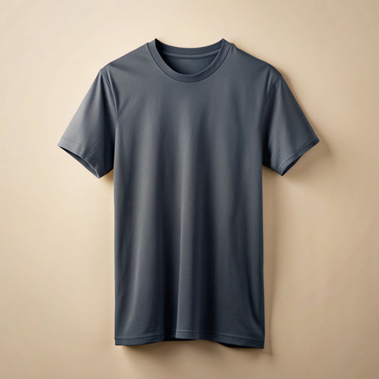 Steel Grey Plain T-Shirt