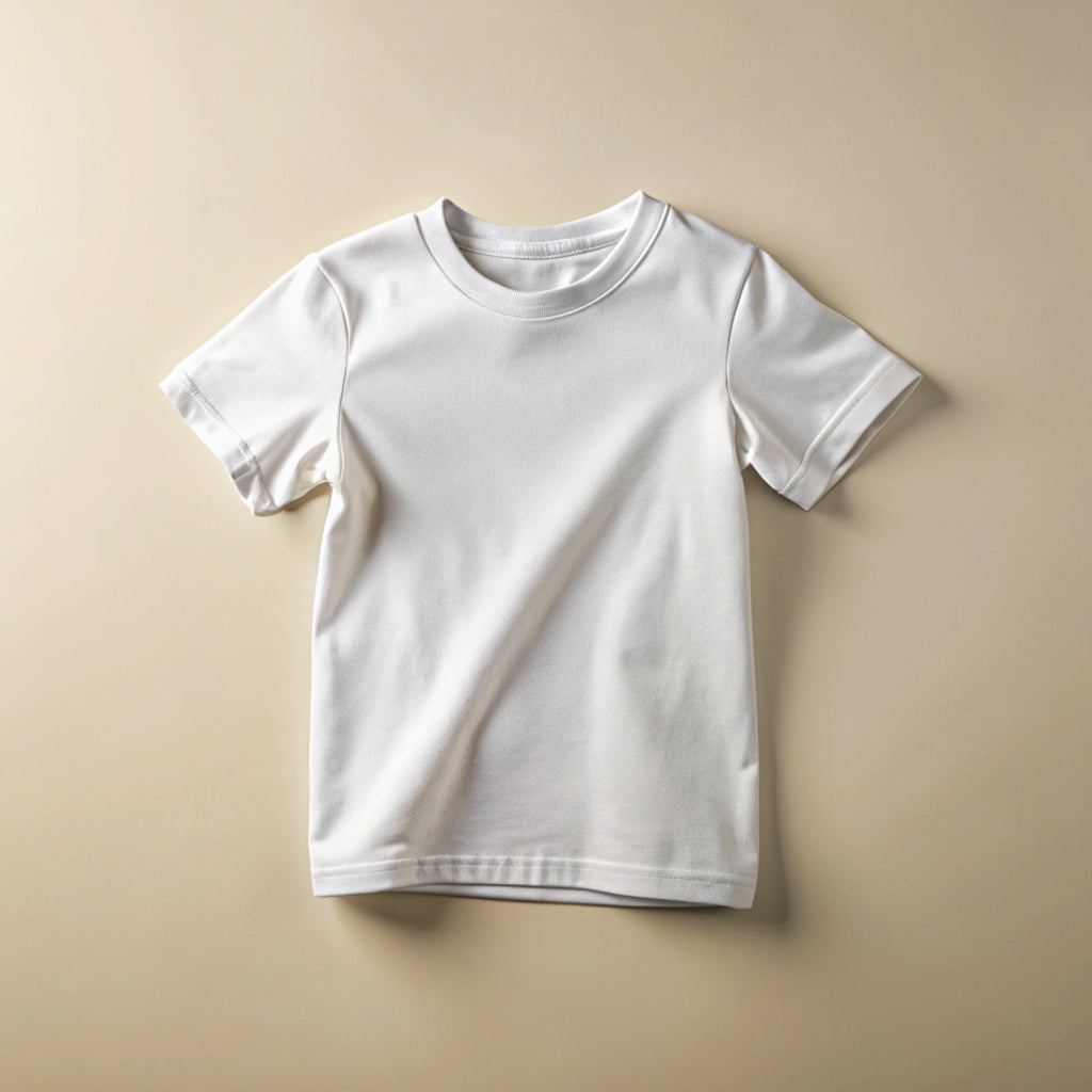 White Kids Plain T-Shirt